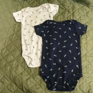 Carter's rocketship onesies